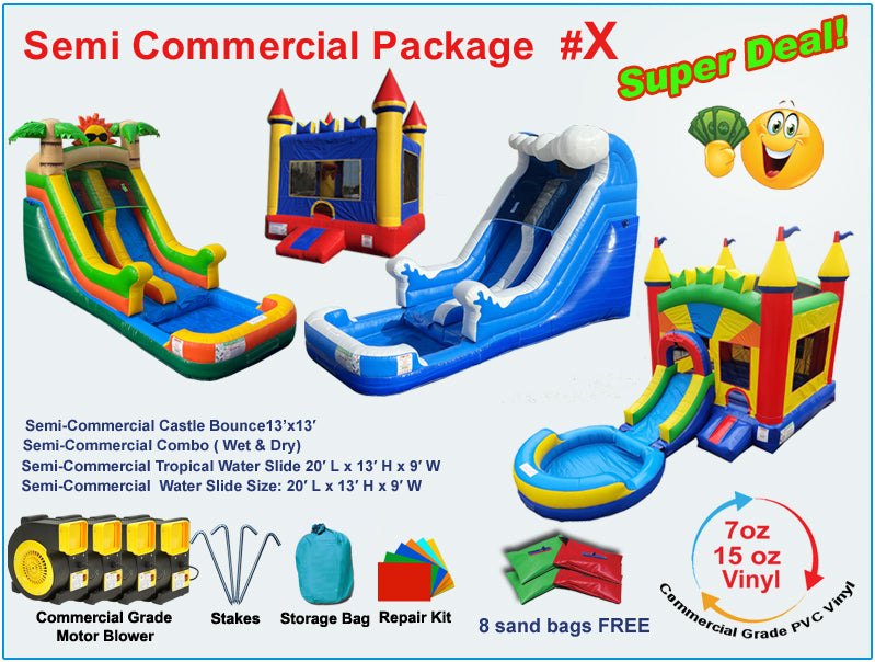 4 UNITS Semi-Commercial Package X all accessories included