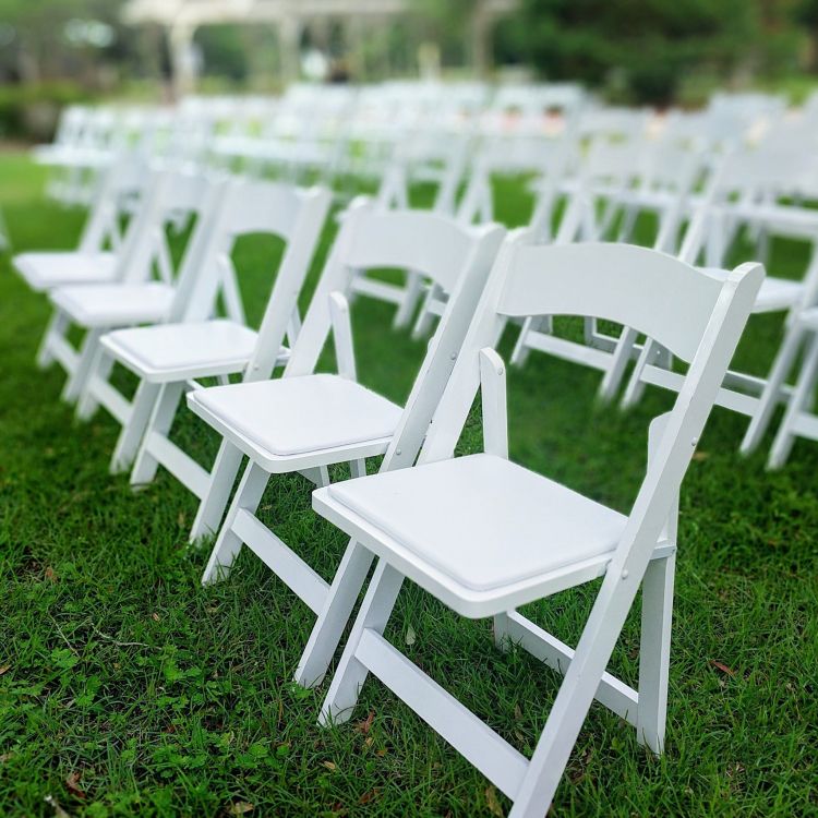 Resin chairs country club