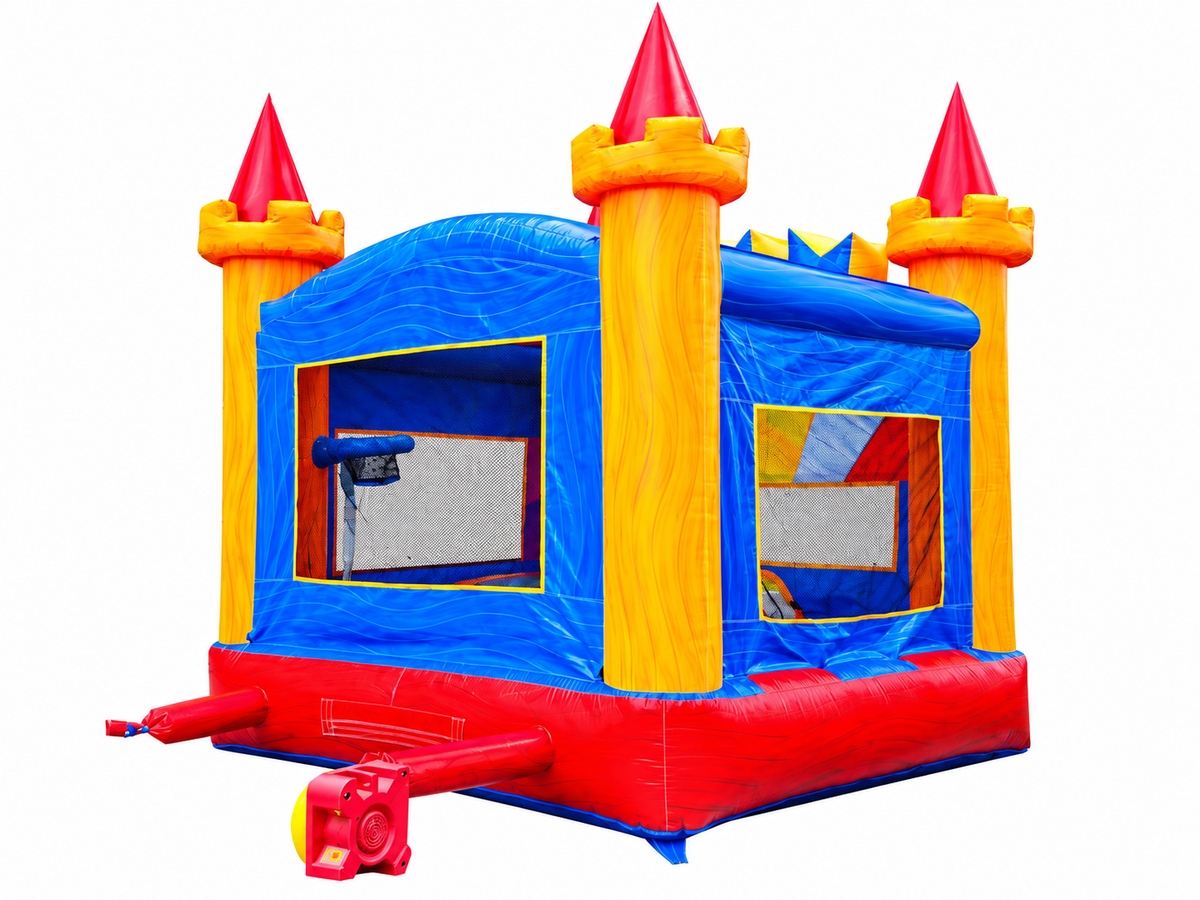 Royal Castle 13×13 bounce house inflatable  with blower and accessories