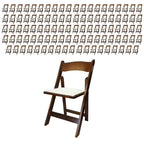 100 Wood Folding Chairs Bundle