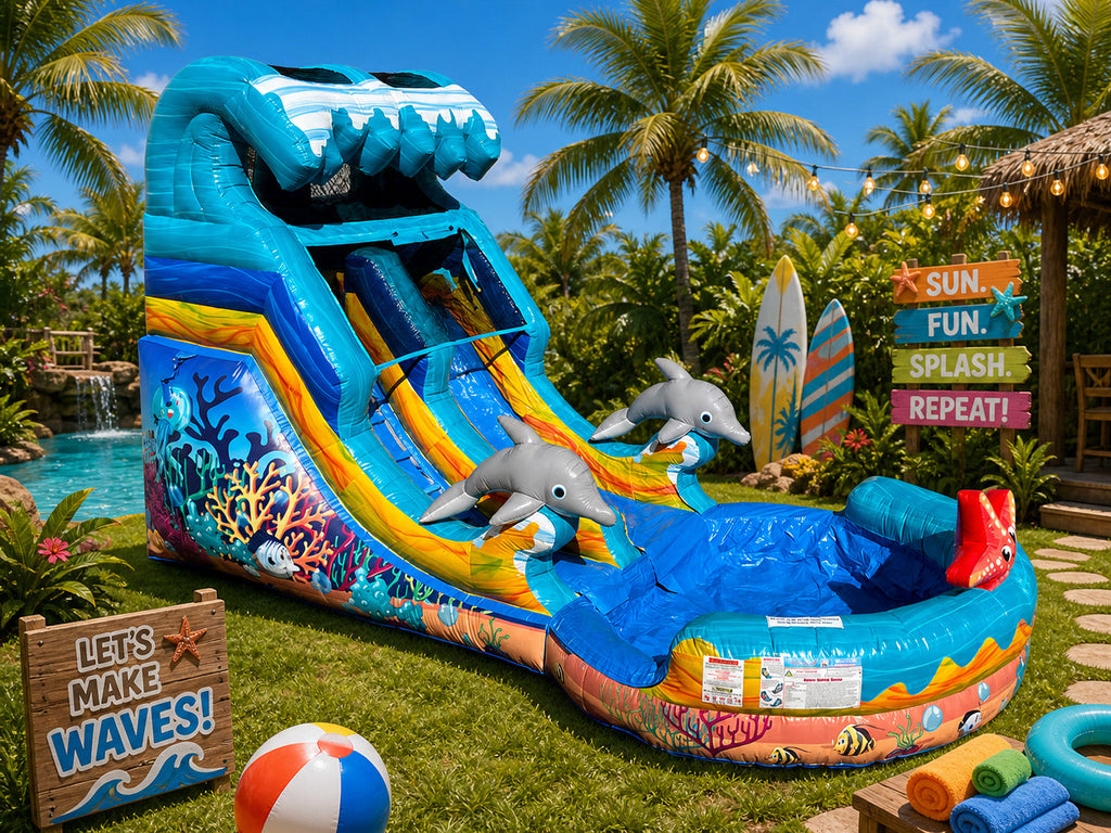 12FT Sea World Water Slide.