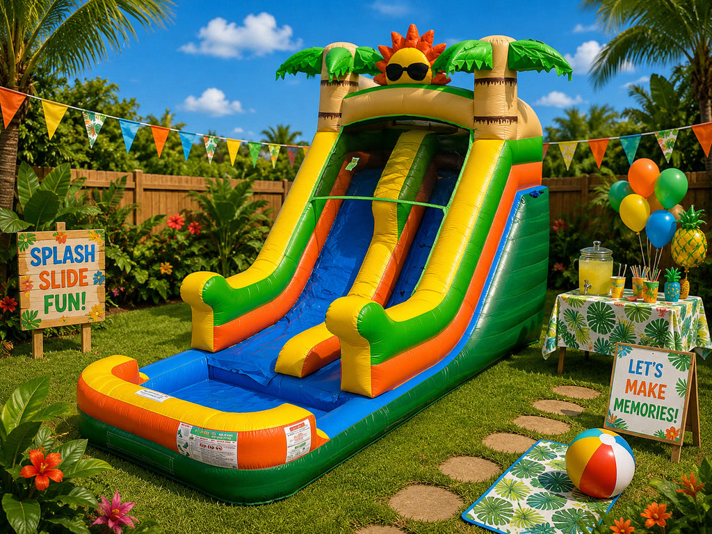 Light-Commercial Sunny Water Slide