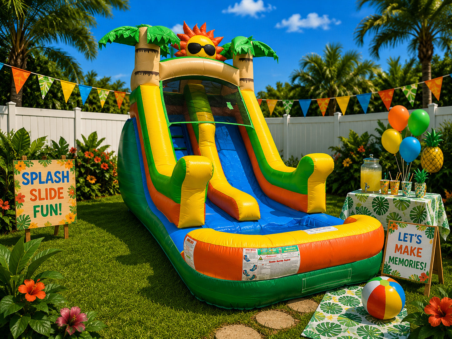 Light-Commercial Sunny Water Slide Secondary image