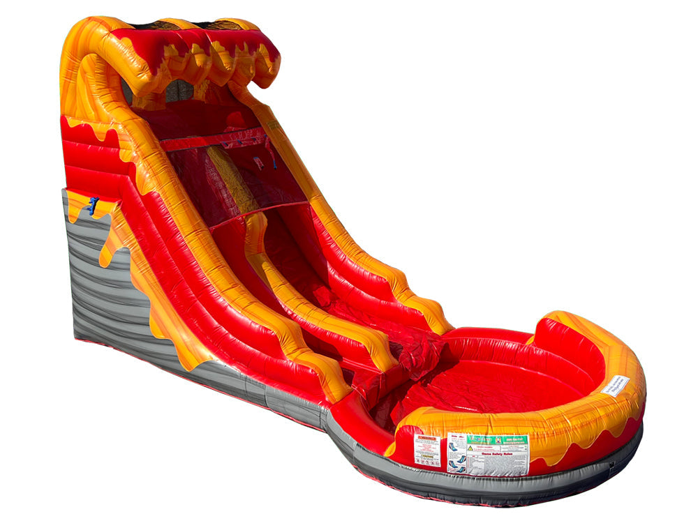 14 FT Light-Commercial Volcano Water Slide Main image