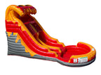 14 FT Light-Commercial Volcano Water Slide