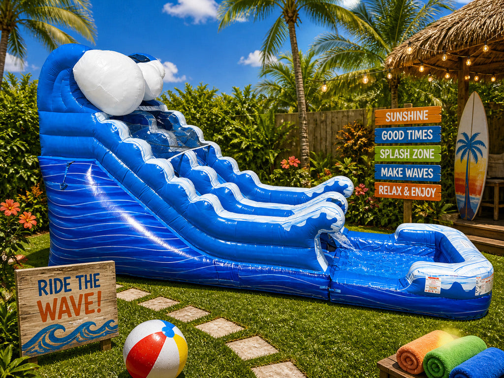 14 FT Ocean Wet-Dry Slide.