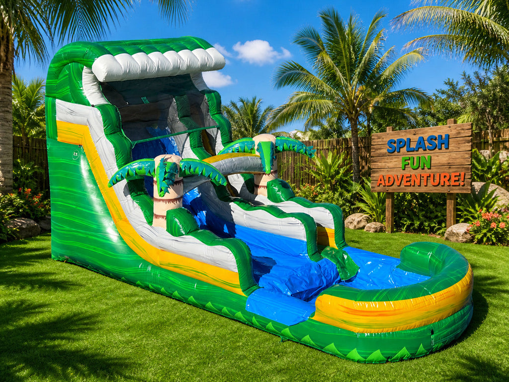 14 FT Tropical Blast Water Slide.