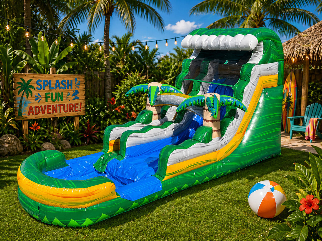 14 FT Tropical Blast Water Slide.