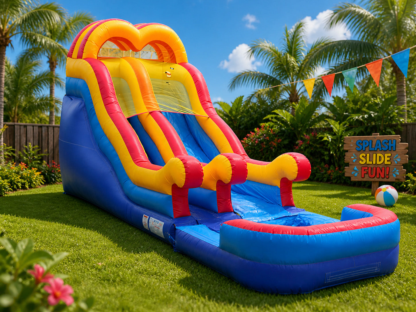 14 FT Unisex Wet-Dry Slide.