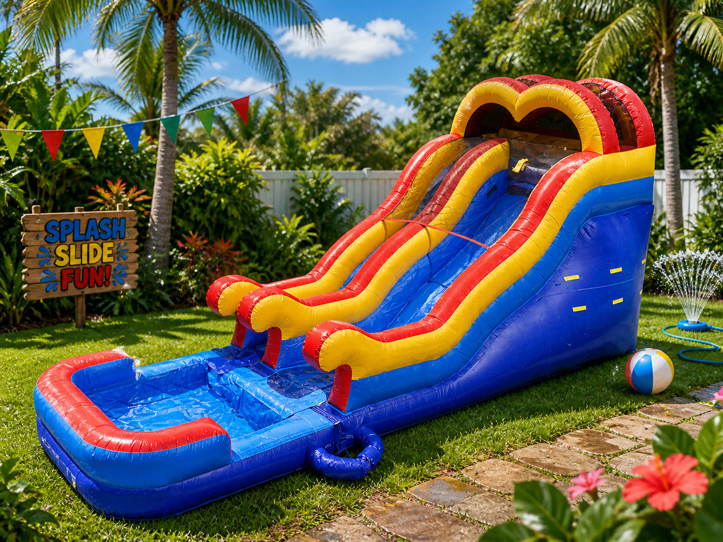 14 FT Unisex Wet-Dry Slide.