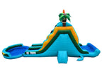 16 FT Dual Lane Back Loader Water Slide