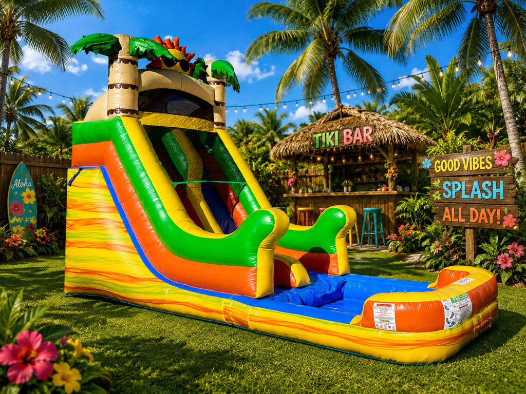 16 FT Light-Commercial Sunrise Water Slide