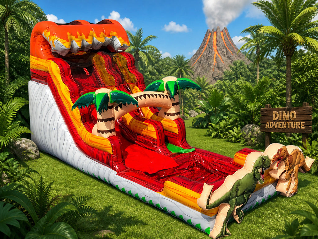 16 FT Jurassic Water Slide.