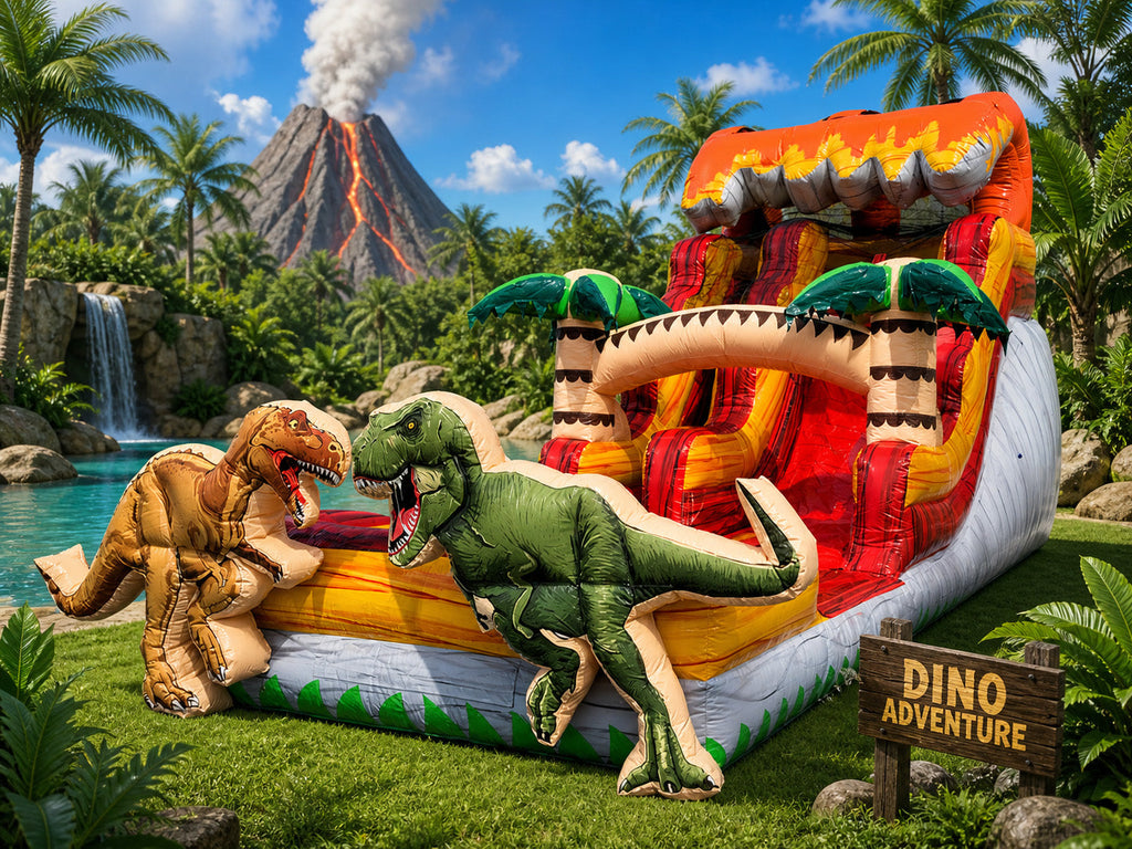 16 FT Jurassic Water Slide.