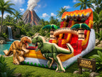 16 FT Jurassic Water Slide.