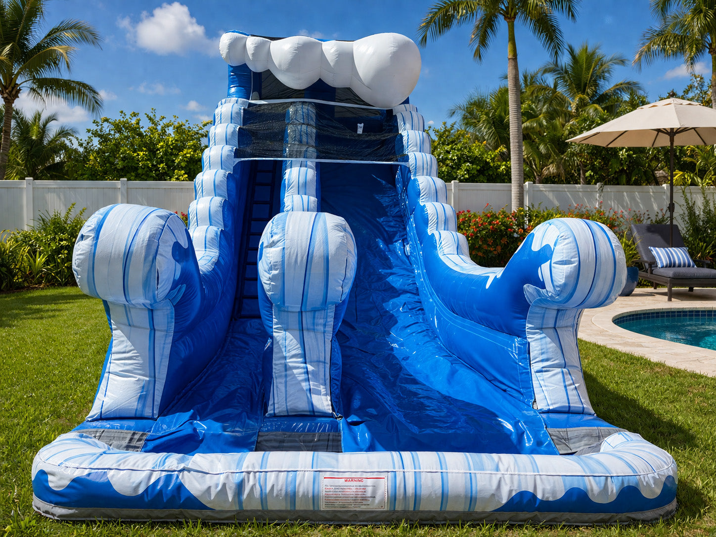 16 FT Ocean Wave Water Slide.