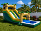 16 FT Tropical Wet & Dry Slide.