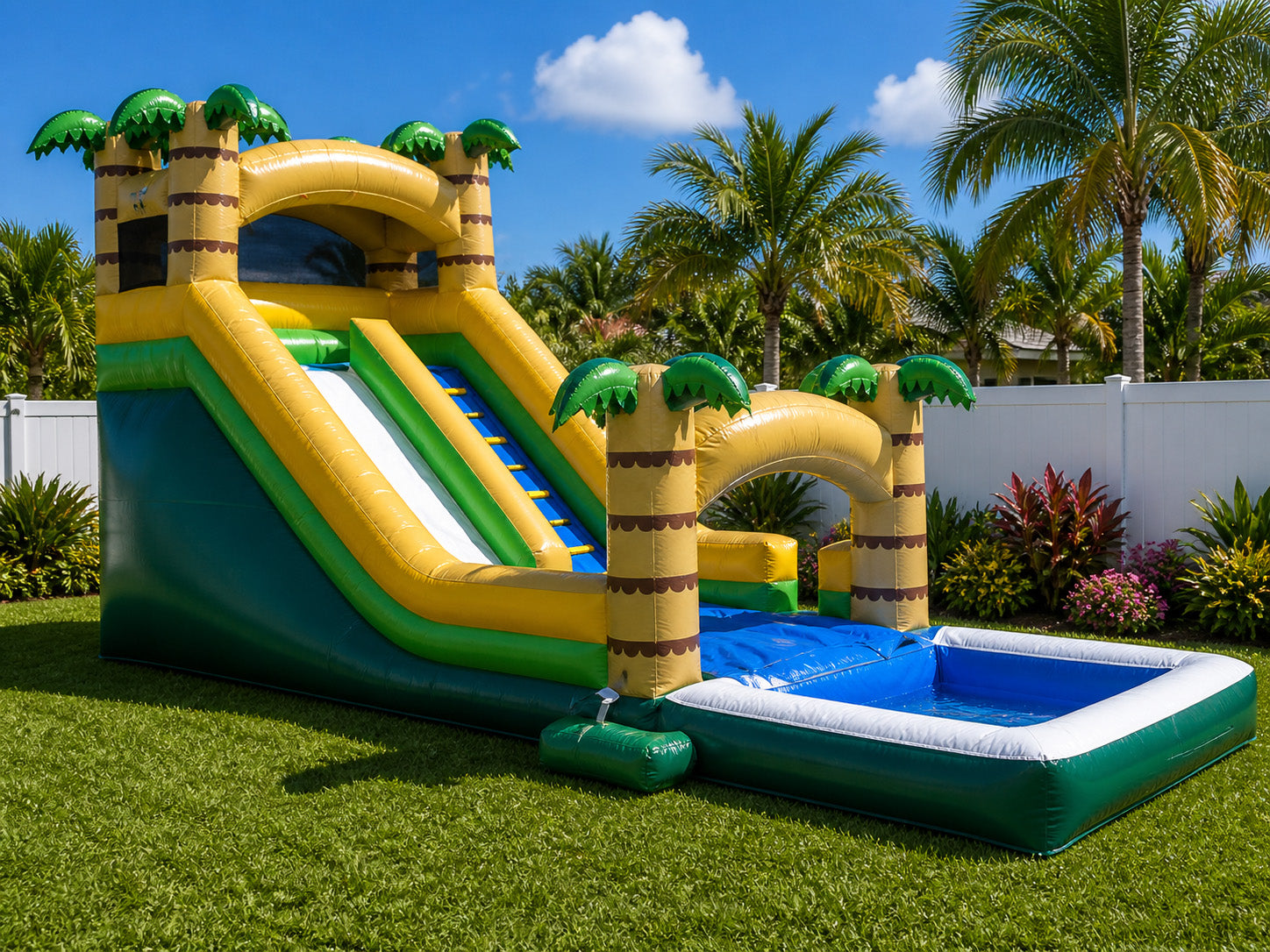 16 FT Tropical Wet & Dry Slide.