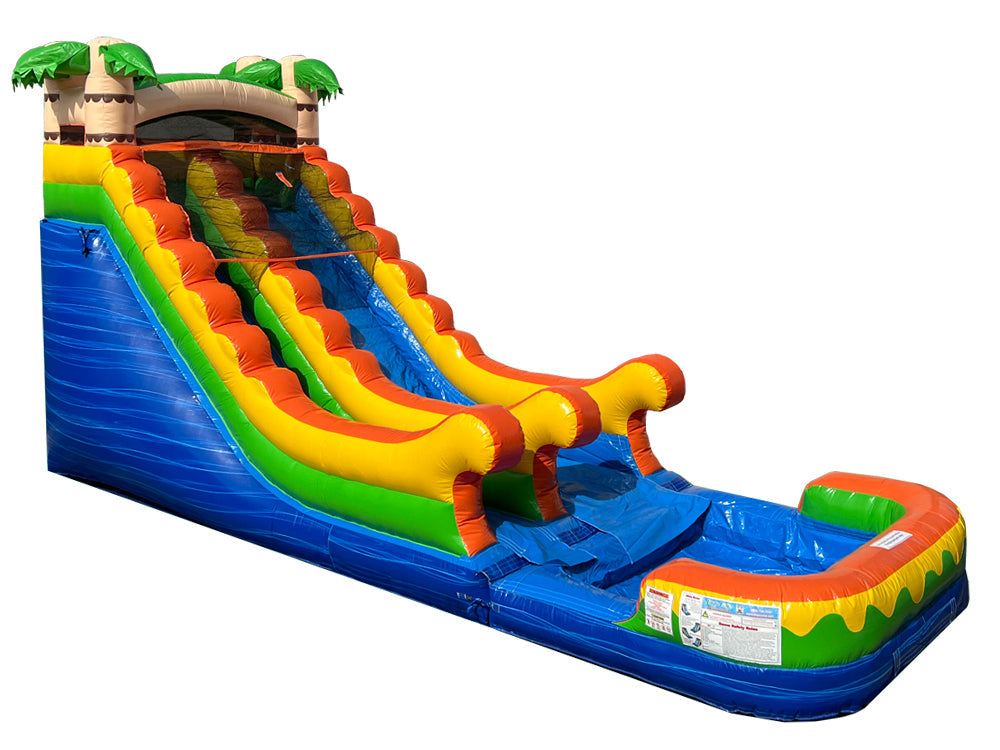 16 FT Tropical Wet and Dry Water Slide.