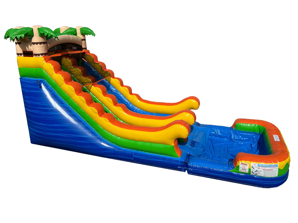 16 FT Tropical Wet and Dry Water Slide.