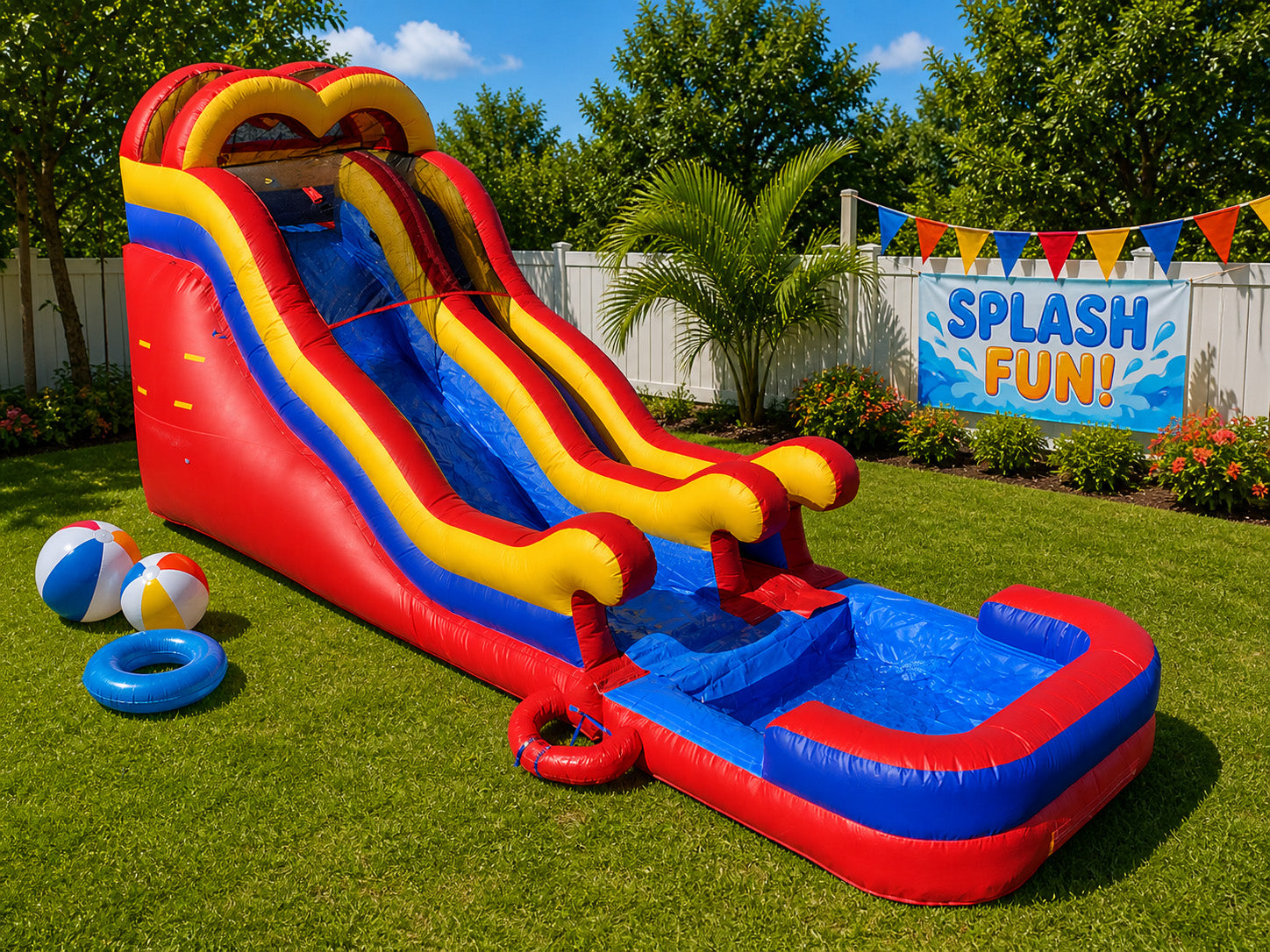 16 FT Unisex Wet-Dry Slide.