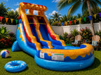 18 FT Light-Commercial Waves of Fun Water Slide