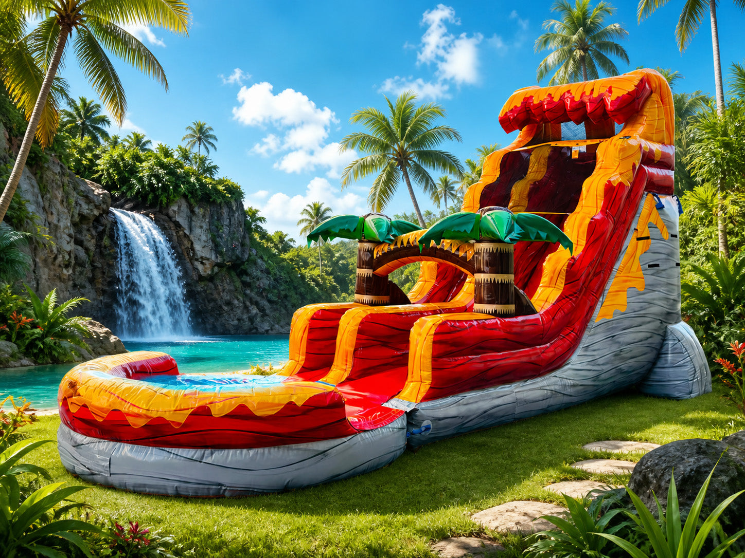 18FT Lava Rush Water Slide Secondary image