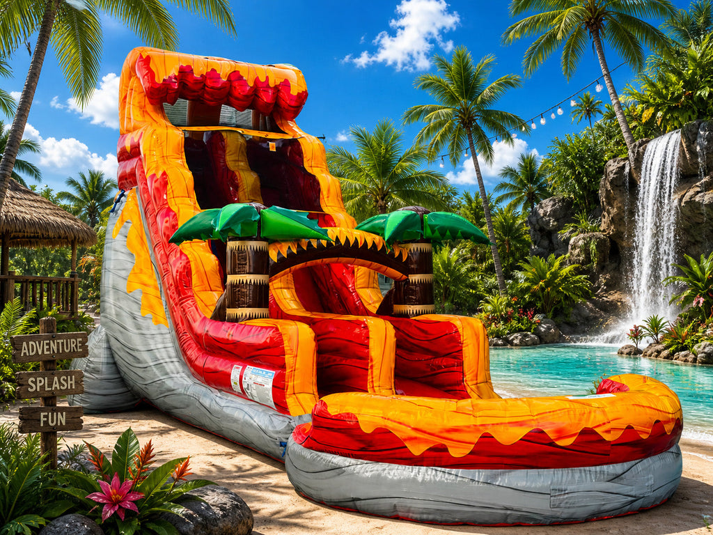 18FT Lava Rush Water Slide.