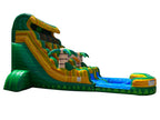 18 FT 2 Lane Tropical Wet-Dry Slide.