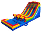 18 FT 2 Lane Unisex Wet-Dry Slide.