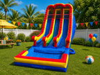 18 FT 2 Lane Unisex Wet-Dry Slide.