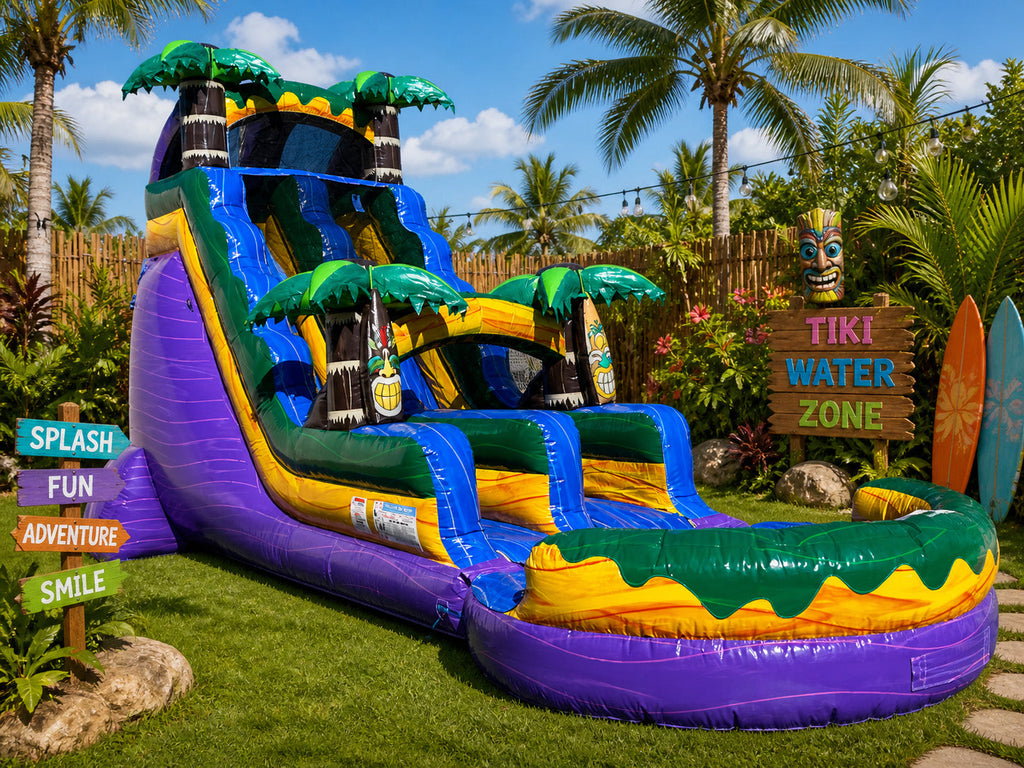 18 FT Aloha Wet and Dry Water Slide.