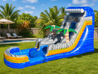 18 FT Caribbean Blast Water Slide.
