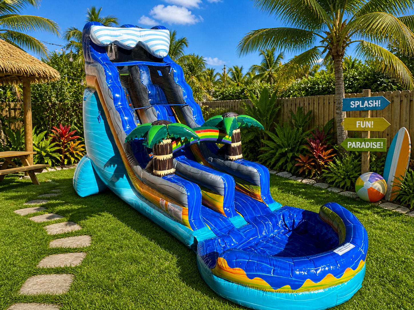 18 FT Jamaica Water Slide.
