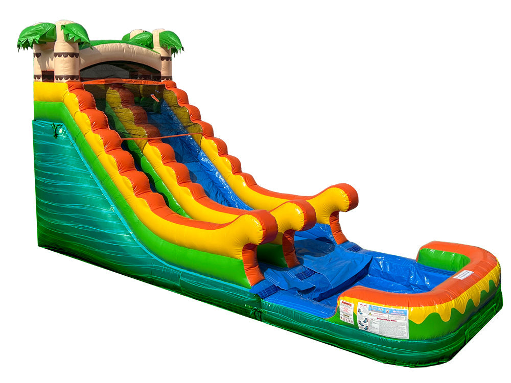 18 FT Palms Wet-Dry Slide. Main image