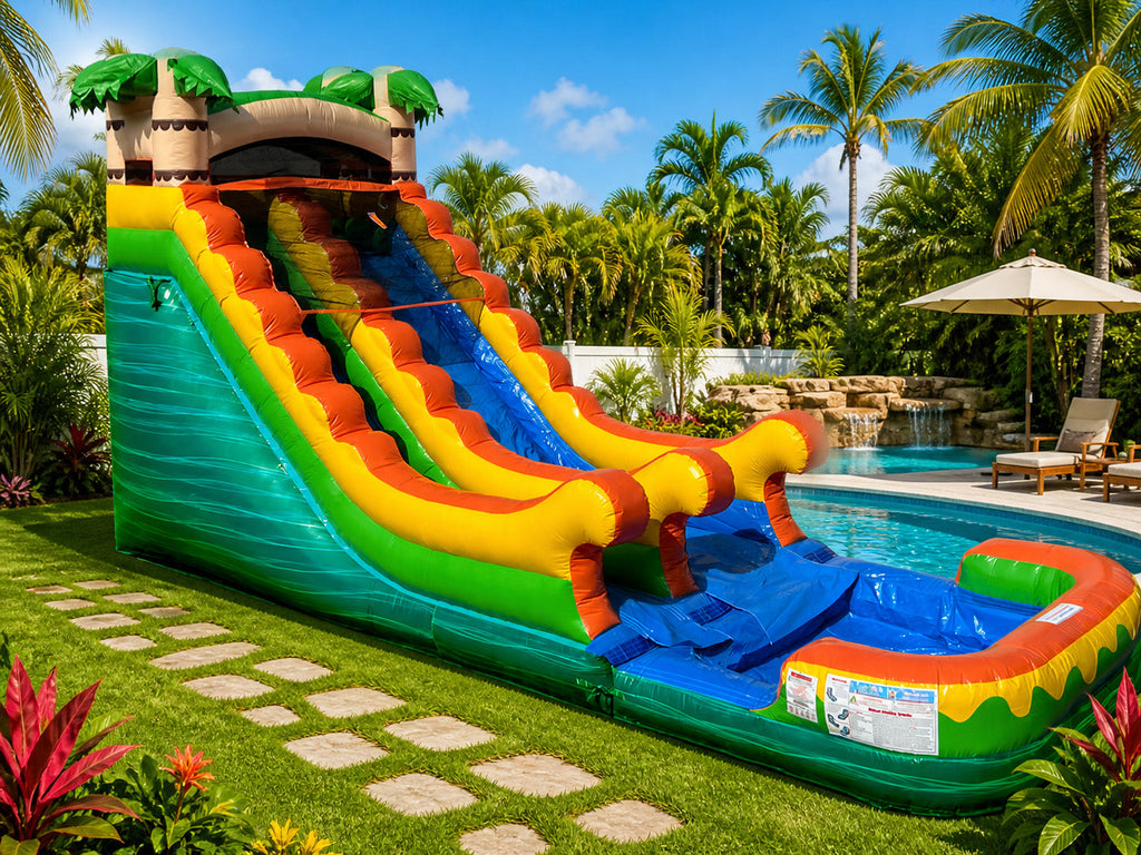 18 FT Palms Wet-Dry Slide.