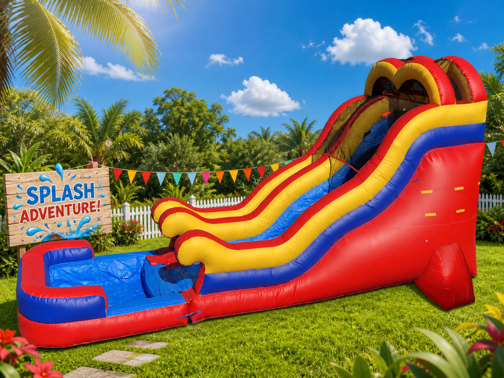 18 FT Unisex Wet-Dry Slide.