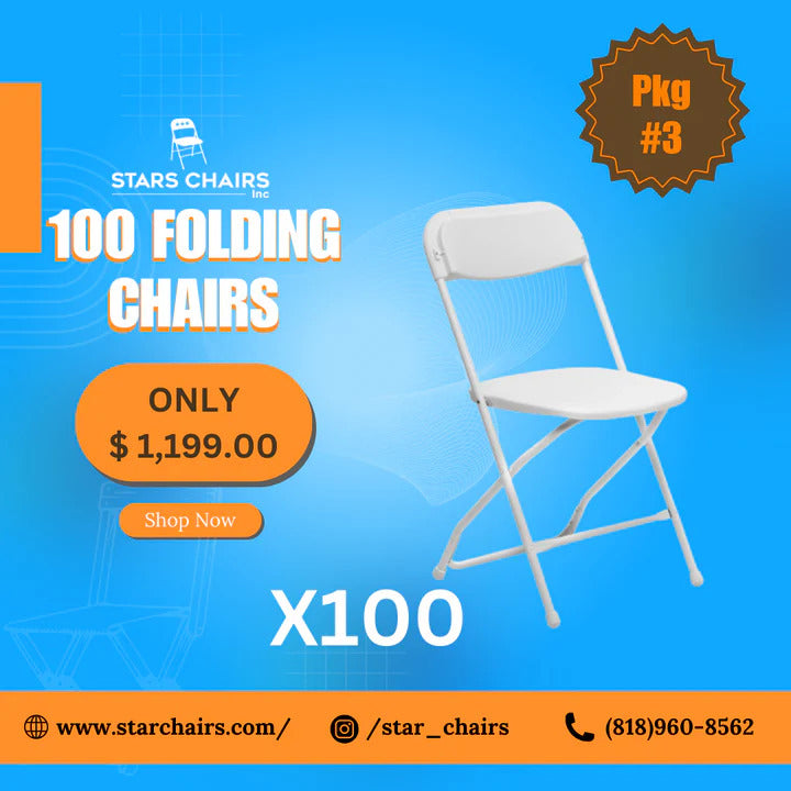 Package Deal #3 - 100 Folding Chairs Main image