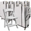 200 TitanPRO Resin Folding Chairs with 8 Dollies and 8 straps bundle
