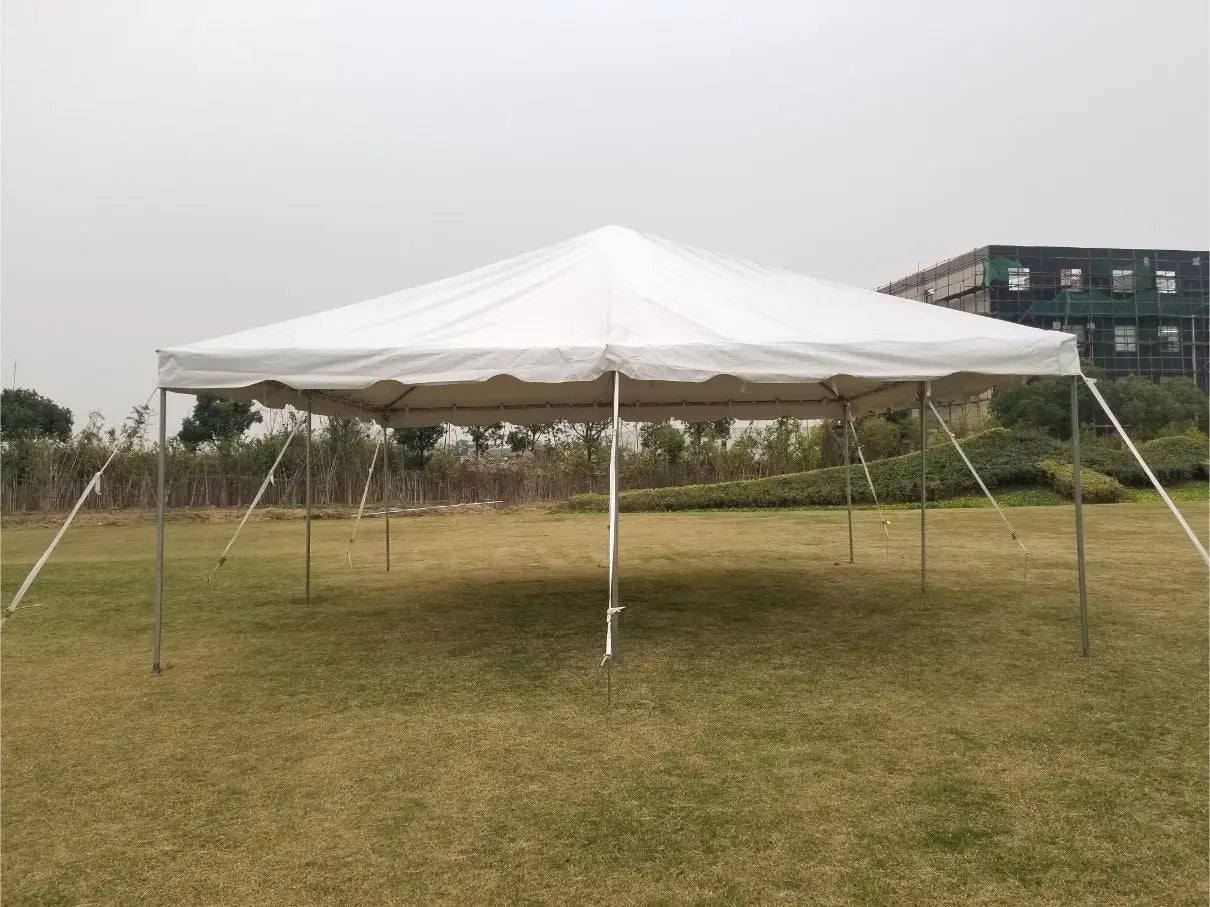 20' x 20' Weekender West Coast Frame Party Tent - White