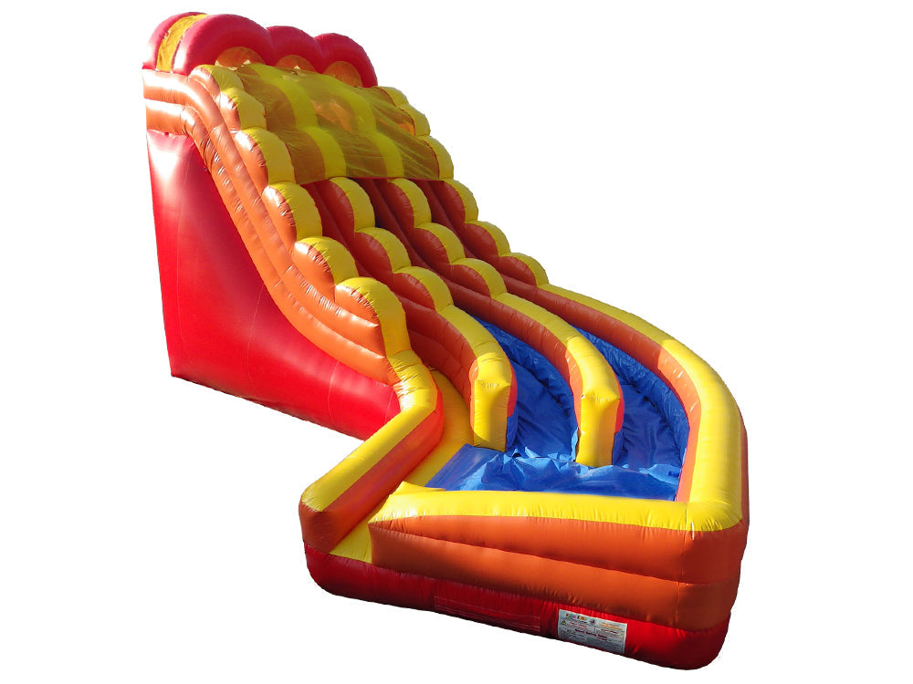 20 FT 2 Lane Curve Wet-Dry Slide. Main image