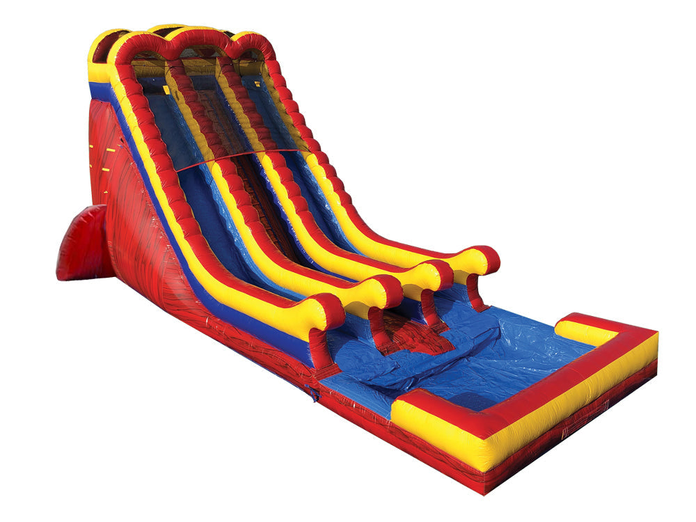 22 FT 2 Lane Unisex Wet-Dry Slide. Main image