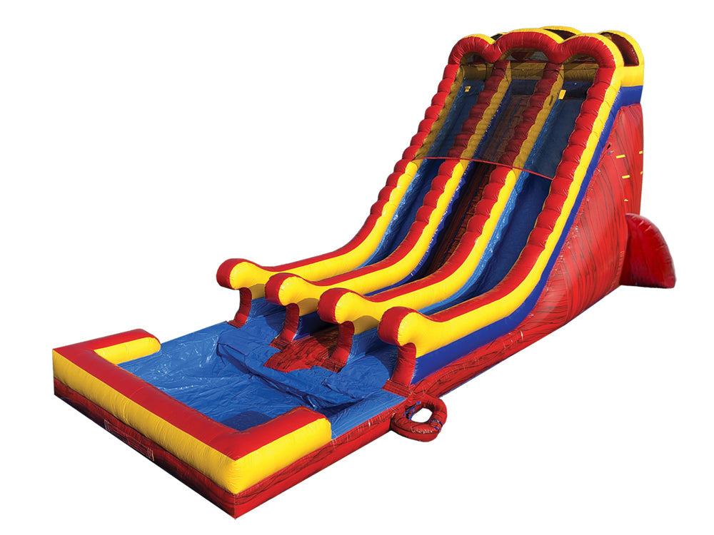 22 FT 2 Lane Unisex Wet-Dry Slide.