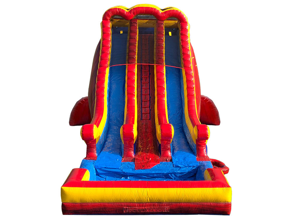 22 FT 2 Lane Unisex Wet-Dry Slide.