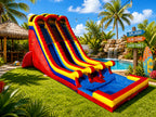 22 FT 2 Lane Unisex Wet-Dry Slide.