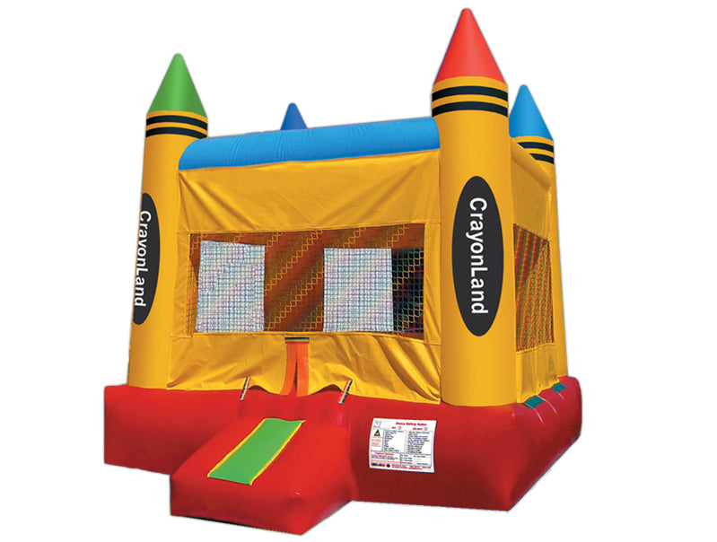 Inflatable Crayonland Bounce House Secondary image