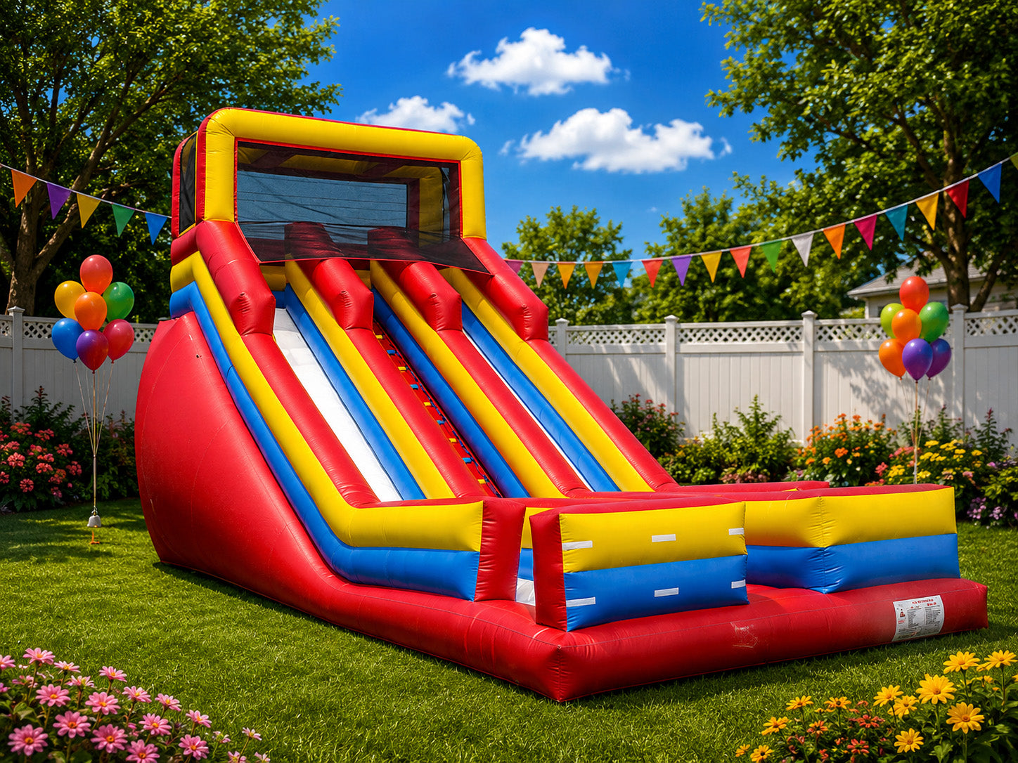 24FT Double Lane Slide