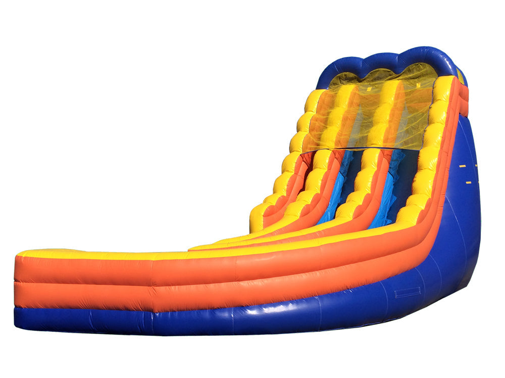 24 FT 2 Lane Curve Wet-Dry Slide.