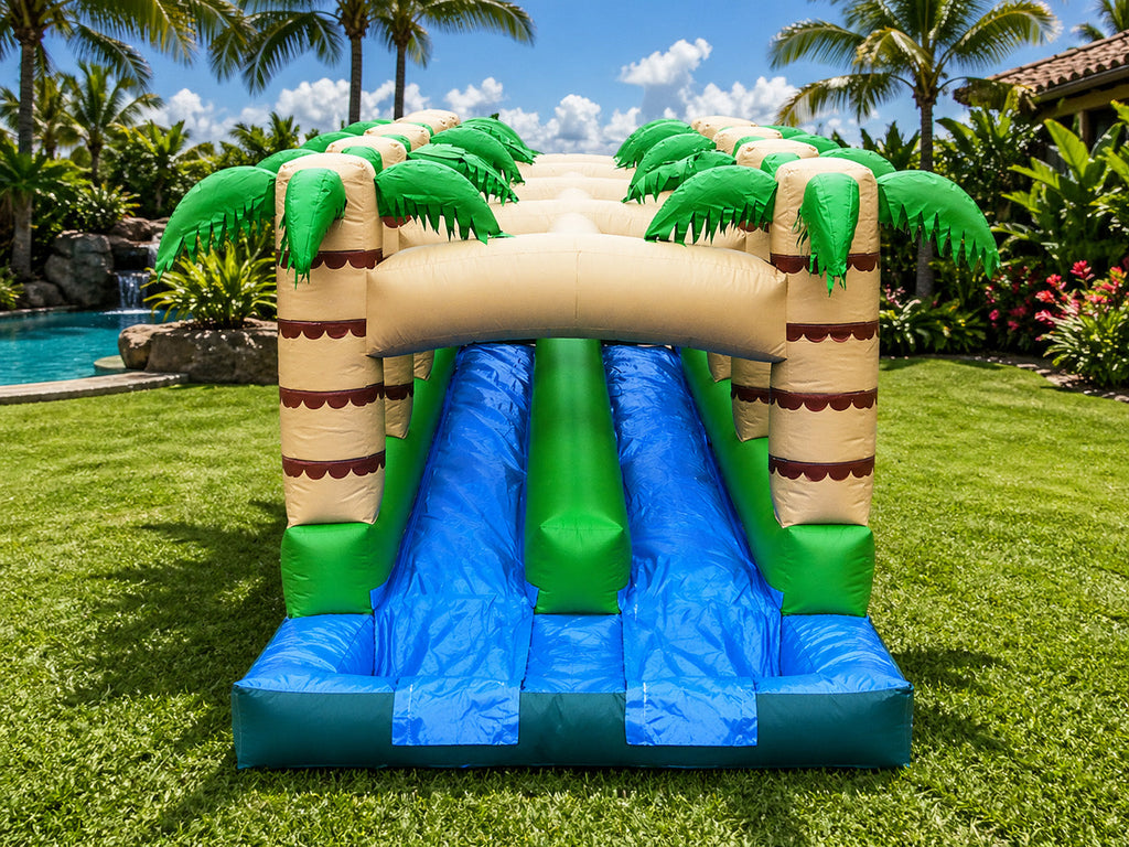 2 Lane Tropical Slip N Slide.
