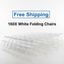 160 White Folding Chairs Bundle Heavy-Duty ON SALE!